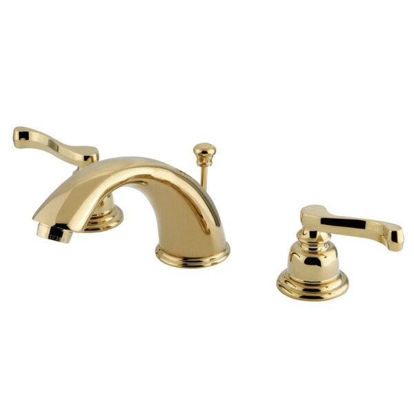 KB962FL Widespread Bathroom Faucet, Polished Brass